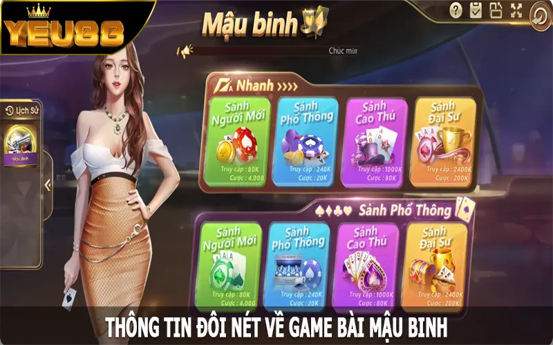Thông tin đôi nét về game bài mậu binh