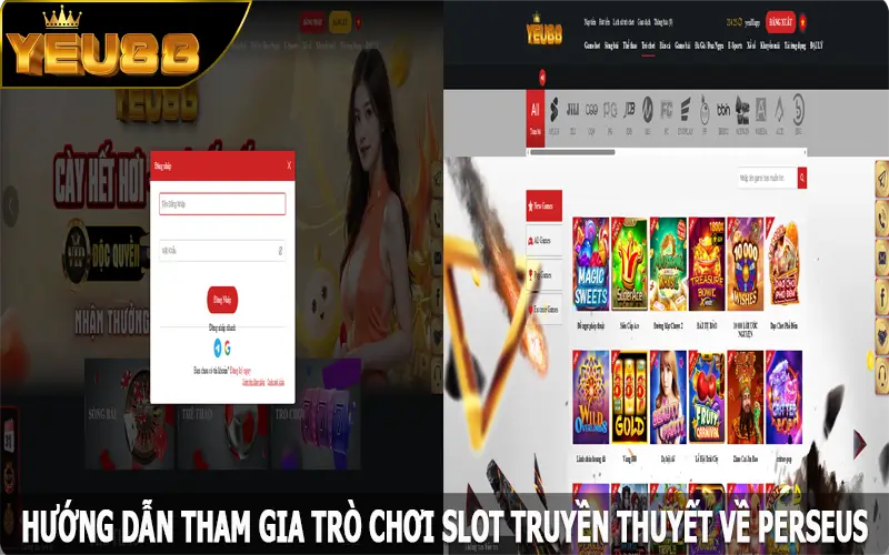 Hướng dẫn tham gia trò chơi slot truyền thuyết về Perseus tại Yeu88