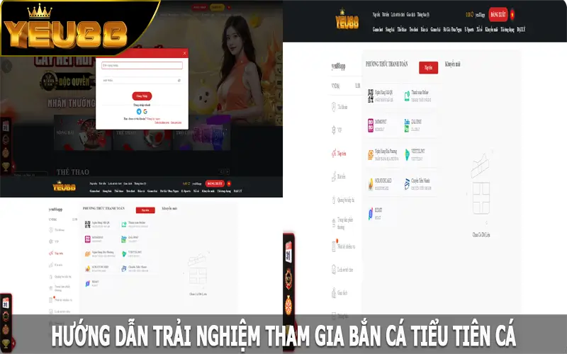 Hướng dẫn trải nghiệm tham gia bắn cá tiểu tiên cá