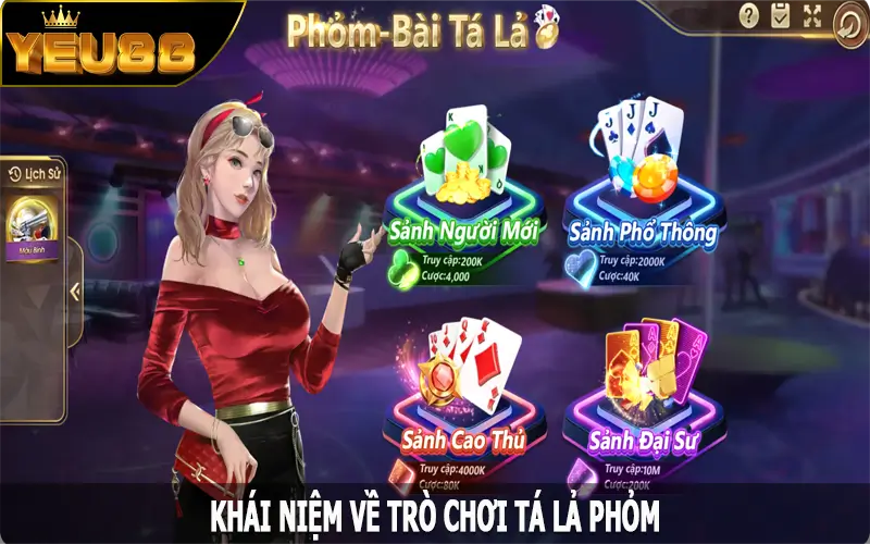 Khái niệm về trò chơi tá lả phỏm