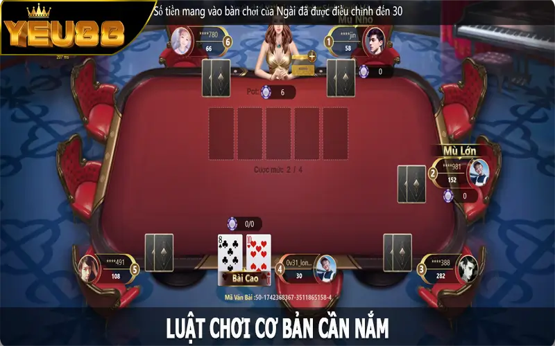Luật chơi cơ bản cần nắm về game bài thú vị hấp dẫn