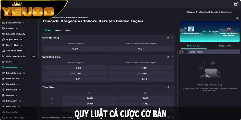 Quy luật cá cược cơ bản