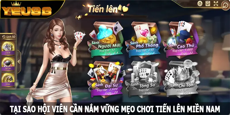 Tại sao hội viên cần nắm vững mẹo chơi tiến lên miền Nam