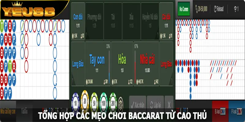 Tổng hợp các mẹo chơi Baccarat từ cao thủ chuyên nghiệp